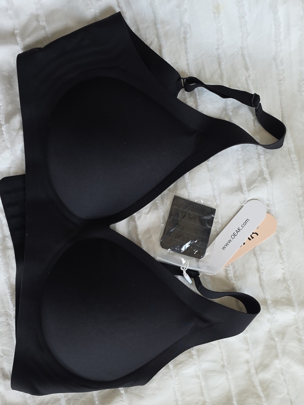 OEAK Women's Jelly Bra XL Black